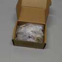 Nickel and Gold Cabinet Knobs Brushed Nickel and Gold Drawer Knobs, 10 Pack 1-1/4 Inch, 2281 Square Single Hole Cabinet Pulls for Kitchen Cabinets Drawers Bedroom Dresser Bathroom,  Single Hole, 10 Pack, Brushed Nickel & Gold