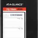 AT-A-GLANCE 2026 Planner, Weekly, 3-1/2" x 6", Pocket Size, Open Scheduling, DayMinder, Black (SK480026)