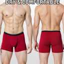 Jade Butterfly Incontinence Underwear for Men, 130ml Absorbency Leakproof Boxer Briefs, Adult Discreet Bladder Protection (L)