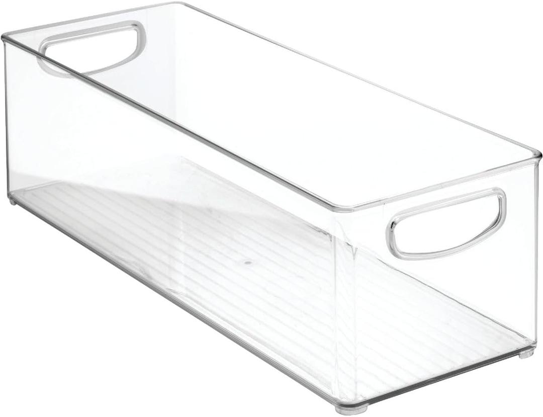 InterDesign 6 in. H x 5 in. W x 16 in. D Stackable Storage Bin