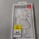 For iPhone 17 Case, Ultra Thin Magnetic Transparent Compatible with MagSafe for iPhone 17 Phone Cover 6.3 inch, Plum Blossom