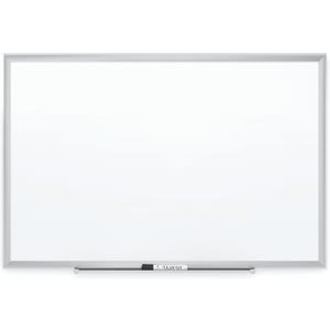 Quartet Magnetic Porcelain Whiteboard, 5' x 3' White Board, Premium, Duramax, Silver Aluminum Frame (2545)