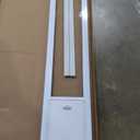Ideal Pet Products Aluminum Pet Patio Door, Adjustable Height 77-5/8" to 80-3/8", 7" x 11-1/4" Flap Size, White