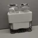 128OZ Laundry Detergent Dispenser, Glass Liquid Laundry Soap Dispenser, 2 Pack Fabric Softener Dispenser for Laundry Room