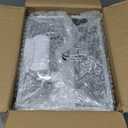 Frenessa Makeup Case Makeup Box Cosmetic Organizer Case Portable Make Up Travel Case Storage Box 4 Trays with Dividers Lockable Hard Train Case Nail Tech Supply Storage, Silver Floral