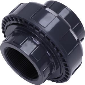 DERNORD UPVC Union Pipe Fitting, 2 Inch Female Theaded Union Coupling Adapter with EPDM O-ring
