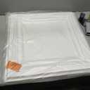 Art3d PVC Ceiling Tiles, 2'x2' Plastic Sheet in White (12-Pack), 24"x24"