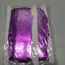 GOER 3.2 ft x 9.8 ft Metallic Tinsel Foil Fringe Curtains Party Photo Backdrop Party Streamers for Birthday,Graduation,New Year Eve Decorations Wedding Decor (4 Pcs,Matte Purple,Thick Material)