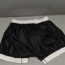 Carer Adult Diaper Cover Unisex Washable Incontinence Boxer Briefs Enclosed Elastic Leakproof Incontinence Underwear for Men Women Incontinence Supplies (Black Large)