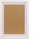 FUNTRESS Large White Picture Frame for Wall Hanging 10x14 Diploma Frame Wooden Living Room Pictures Frame with Mat (10x14 1 Pieces, White)