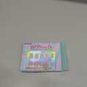 BTArtbox Press On Nails Short - Square French Tip Press On Nails, Fake Nail with Nail Glue, Natural Reusable Stick On Nails in 15 Sizes - 30 Fake Nails Kit, Silken Halo