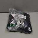 pnytoo Women's One Piece Swimdress Tummy Control V-Neck Mesh Ruched Bathing Suits High Waisted Monokini Swimsuits (Black S)