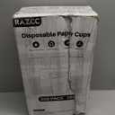 16 oz Paper Cups, 300 Pack 16oz Disposable Paper Coffee Cups, Coffee Cups 16 oz for Cold and Hot Drinks, White Paper Drinking Cups for Parties, Picnic, Cafes, Bistros and Events