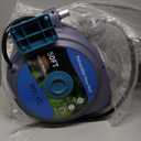 Retractable Garden Hose Reel, Wall-Mounted Hose Reel 1/2 in x 50 ft, Slow Retraction System, Any Length Lock, 180Swivel Water Hose Reel with 10 Function Nozzle