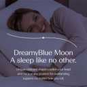 DreamyBlue Moon Pillow Adjustable Loft, Luxury Cover, Shredded Memory Foam for Back, Side and Combination Sleepers Neutral Alignment for All CertiPUR-US Certified Foam (King)