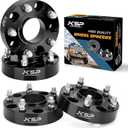 KSP 5X5.5 Wheel Spacers for Ram 1500, 1.5(38mm) 5x139.7mm to 5x139.7mm Hub Centric & 5 Lug Forged Wheel Spacers, Hub Bore 77.8mm Thread Pitch M14X1.5 for 2012-18 Dodge Ram 1500, Package of 4Pcs Black