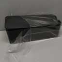 Cable Management Box, Large Cord Organizer Box to Hide Power Strip & Under Desk,TV Computer Wires Cable Organizer Hider Box with Cable Clips&Reusable Cable Ties for Home/Office(Black)