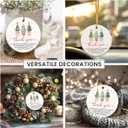 2 x Retirement Gifts for Men and Women - 2025 Thank You Ceramic Ornaments for Christmas Decor, Retirement Party Decorations, Appreciation Gifts, Inspirational Gift for Friends, Teachers, Bosses