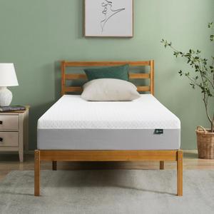 Zinus 10 Inch Green Tea Essential Memory Foam Mattress [New Version], Twin, Fiberglass Free, Medium Feel, Breathable Airflow Memory Foam, Certified Safe Foams & Fabric, Mattress in A Box