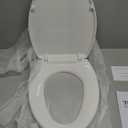 SS114 Toilet Seat Replacement Compatible with TOTO, Elongated SoftClose Toilet Seat for SS113/SS154/SS224/SS204, Transitional Slow-close & Heavy Duty, with 2-Pack Toilet Bolts and Nuts, White