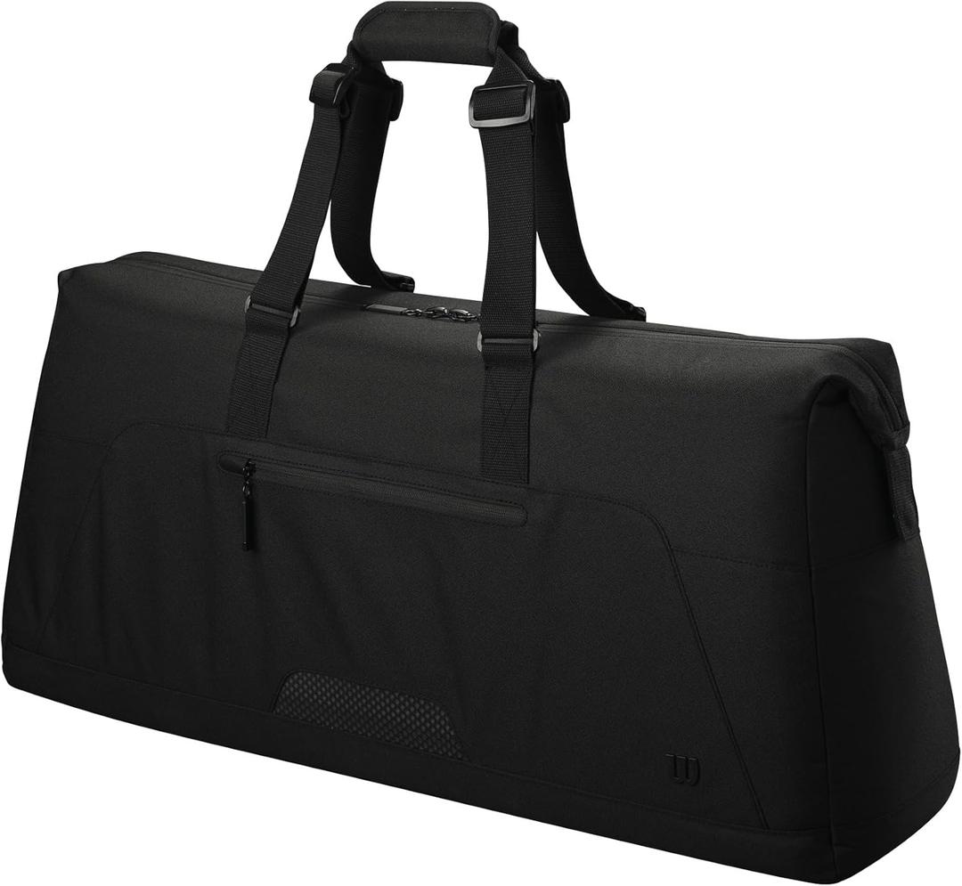 WILSON 2024 Lifestyle Tennis Racket Bag - Holds up to 4 Rackets, Black