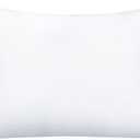Amazon Basics Down Alternative Bed Pillow, Medium Density for Back and Side Sleepers, Queen - 1 Pillow, White, 30 in L x 20 in W