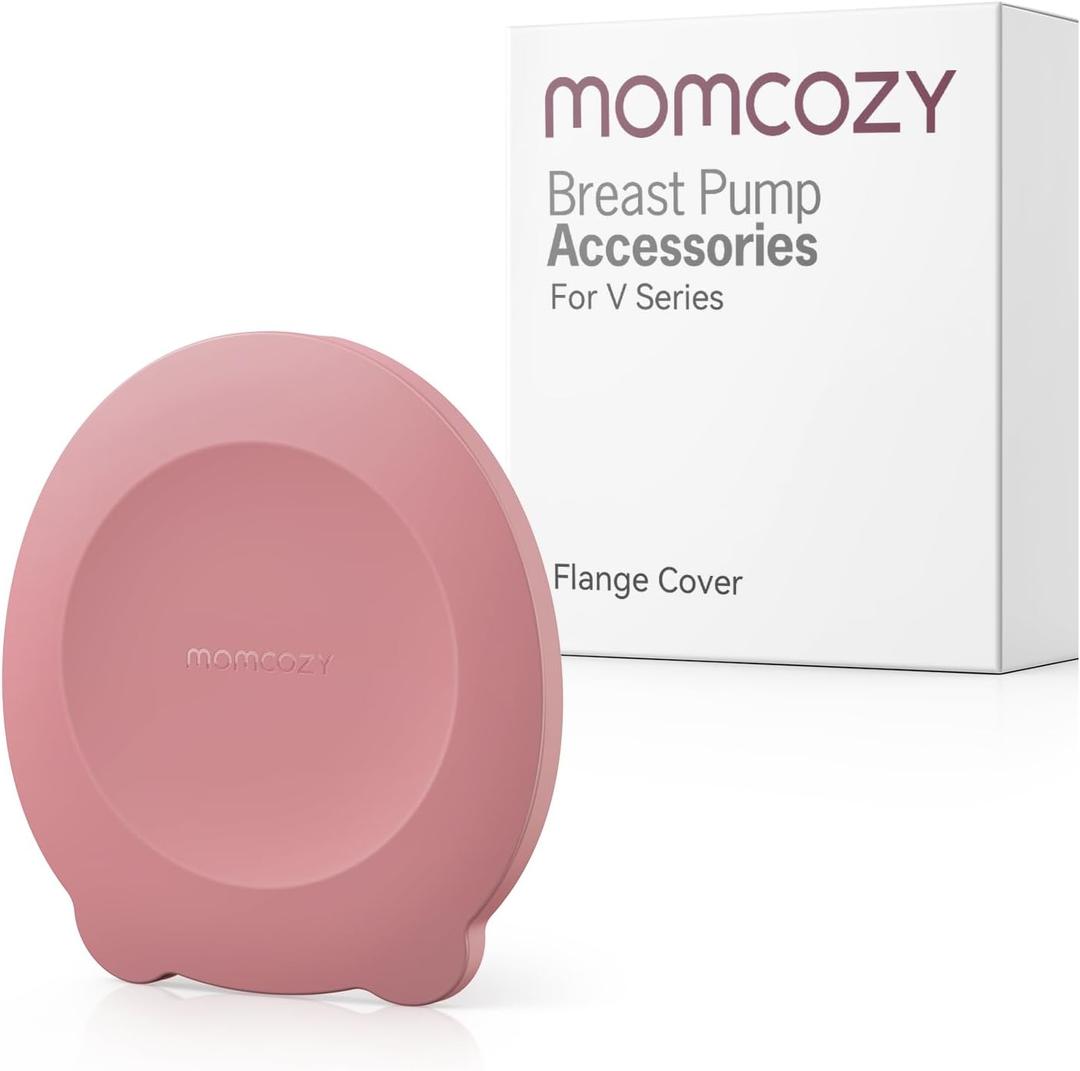Momcozy Flange Cover Only for Momcozy V1 Pro/V2 Pro. Dust-Proof Flange Cover Original V1 Pro/V2 Pro Breast Pump Replacement Accessories, 1 Pack (Transparent)