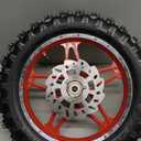 Yctze 2.510in Rear Wheel Rim Tyre Assembly Nonslip Wear off road motorcycle motocross tirespit bike rim 10 inch Dirt Bike Rear Wheel 2.510in Rim Tir