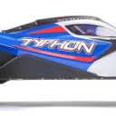 ARRMA RC Car Typhon GROM 4x4 Smart Small Scale Buggy RTR with Battery & Charger, Blue/Silver ARA2106T1