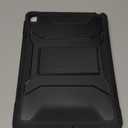 Soke Case for iPad 6th/5th Generation 9.7 Inch 2018/2017,with Built-in Screen Protector and Kickstand, Rugged Full-Body Heavy Duty Protective Cover for Apple iPad Air 2 /Pro 9.7 - Black