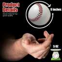 Furtrop Leather Baseball 6 Pack Official League Grade Baseballs Competition Level Baseball Balls Training Practice Baseballs for Unmarked Autographs, Pitching, Throwing, Baseball Gifts