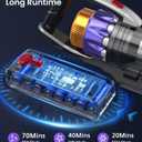 NADALY Cordless Vacuum Cleaner, 650W 55KPa 70 Mins Self-Standing Stick Vacuum, Lightweight Vacuum for Everyone, Anti-Tangle, 1.8L Capacity, Vacuum Cleaners for Home Pet Hair Hardwood Floors Carpet