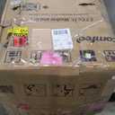 COMFEE 24" Washer and Dryer Combo 2.7 cu.ft 26lbs Washing Machine Steam Care, Overnight Dry, No Shaking Front Load Full-Automatic Machine, Dorm White