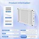 20X20X4 Air Filter MERV 11 Compatible with TopTech TT-FM-2020 Carrier TT-MAC-2122 TT-MAC-2020 Furnace filter Foldable(2-PACK)