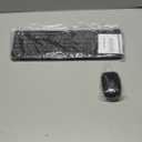 Wireless Keyboard and Mouse Combo - 2.4 Ghz Wireless USB Receiver - Chiclet Keys, 12 Keyboard Shortcuts - 1600 DPI Multi-Surface Mouse - LED Num Lock, Caps Lock, Scroll Lock