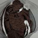 GOSTADY Ottoman Covers, Stretch Folding Storage Stool Slipcover Furniture Protector, Rectangle Bench Footstool Cover with Elastic Bottom, Soft Jacquard Fabric Removable Washable, Large (07)