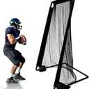 Football Kicking Cage Net - Portable 81x41IN Football Goal Training Aids for Backyard Indoor Outdoor-Youth & Adults