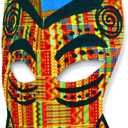 Roylco R15273 Assorted Design African Textile Paper, 8-1/2 x 11 Inches, Pack of 32