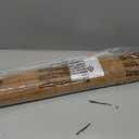 LazBlinds No Tools No Drill Bamboo Roller Shades, Cordless Bamboo Blinds, Light Filtering Roll Up Blinds for Windows, French Door, Porch or Patio, 26'' W x 70'' H, Squirrel