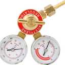 Acetylene Regulator Gauge Female Thread CGA200 Gas Regulator Gauge for Commercial Industrial Use