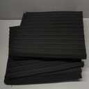 96 Pack Acoustic Foam Panel Wedge Studio Soundproofing Wall Tiles Black 12" X 12" X 1"