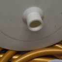 OurWarm 9.35Ft & 6Ft Gold Balloon Arch Stand, Free Bending Shape Balloon Arch Kit, Half Arch Balloon Stand with Base for Floor, Ideal for Wedding Birthday Baby Shower Graduation 4th of July Decoration