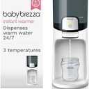 Baby Brezza Instant Baby Bottle Warmer - Fast Water Warmer Instantly Dispenses 24/7 in 3 Temperatures, White