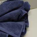 White Classic Luxury Bath Towels Set of 4 Large - 700 GSM Cotton Ultra Soft Bath Towels 27x54 | Highly Absorbent and Quick Dry | Hotel Towels for Bathroom Luxury, Plush Shower Towels, Navy (15: Navy Blue)