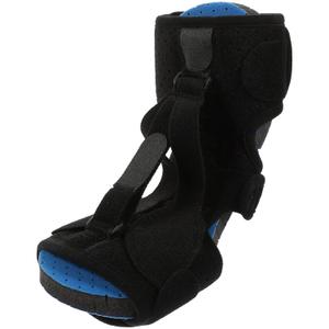 Healifty Breathable Foot Splint Adjustable Plantar Fasciitis Night Brace for Foot Drop Pain Relief and Ankle Support in Muscle Rehabilitation 12.59X4.52X1.57In (Blue)