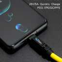 Poyiccot USB C Extension Cable 3ft, 140W USB 4.0 Type C Male to Female Extension Cable, 20Gbps Data & 8K Video Fast Charging Type C Extender, for Thunderbolt 3, Laptop, PC, Phone