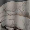 MUXHOMO 7 Pieces Queen Comforter Set, Soft Bed in a Bag Queen Size, All Season Bedding Set with Comforter, Flat Sheet, Fitted Sheet, Pillowcases & Shams, Beige