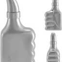 Hip Flask 6oz with Thumbs-ups Patent Design,Personalized Gift for Father,Stainless Steel Liquor Flasks for Whiskey, Drinking Flasks for Men for Party,Camping and Wedding