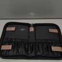 DUcare Makeup Brushes Organizer 30pcs Folding Travel Cases Makeup Brushes Stand-up Cosmetic Bag Artist Storage (only bag)