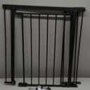 InnoTruth 29.5 - 40.75" Baby Gate for Stairs, 30" Tall Dog Gates for Doorways & Hallways, Safety Gate for Kids & Pets, Pressure-Mounted Walk-Through with Dual Lock & 2-Way Swing